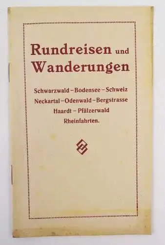 Rundreisen und Wanderungen Schwarzwald Bodensee Schweiz Neckartal Odenwald 