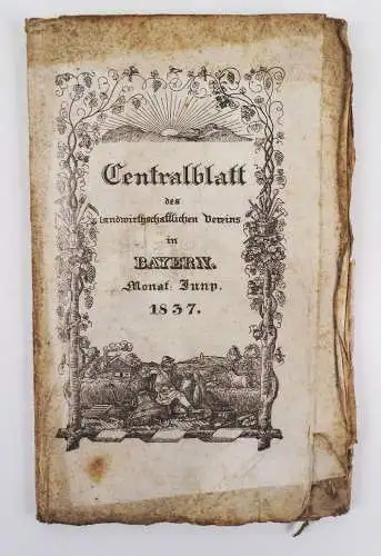 Centralblatt des landwirtschaftlichen Vereins in Bayern Juni 1837