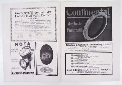 Hansa Lloyd Automobil Rundschau Heft Nr 6 Juni 1914 Oldtimer Zeitschrift