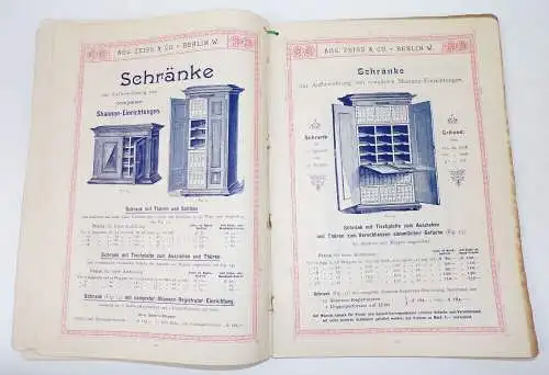 Alter Pracht Katalog August Zeiss u Co Berlin Schreibwaren um 1890