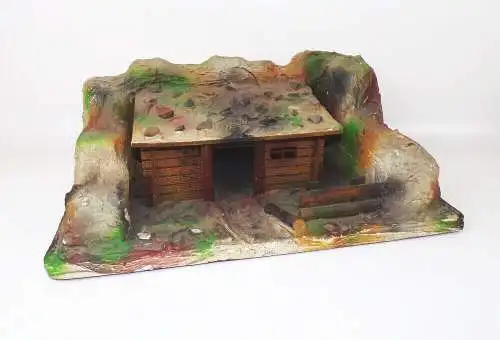 Altes DDR Wildwest Diorama Landschaft Kurt Holze Meissen 1960 er für Indianer