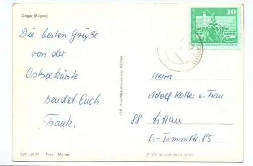 Ak Gager Rügen DDR