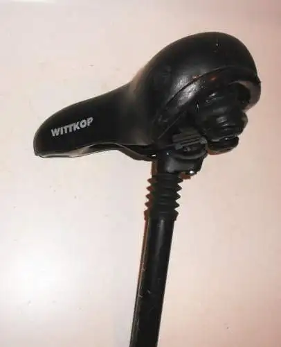 Alter Wittkop Fahrrad Sattel Ersatzteil Vintage bicycle saddle (15