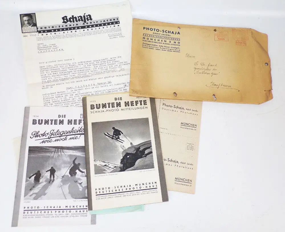 Die bunten Hefte Schaja Photo Mitteilung Lot 1933 1934  0