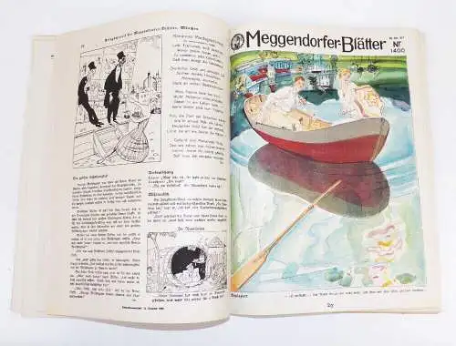 Meggendorfer Blätter München Band 111 illustrierte Zeitschrift Humor Kunst