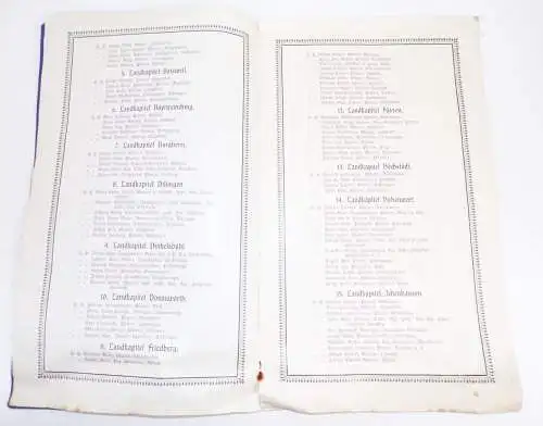 Verzeichnis der H H Mitglieder des eucharistischen Priestervereins Augsburg 1904