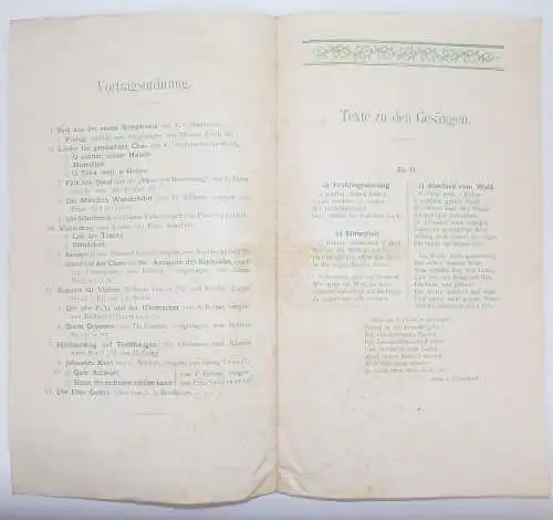 Gymnasium Günzburg 1912 Einladung Schillers Todestag 1905