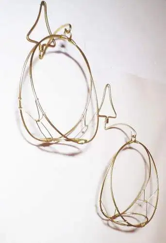 Blumenampel DDR Wandhalter Blumenschaukel Deko 2 Stück GDR Retro 