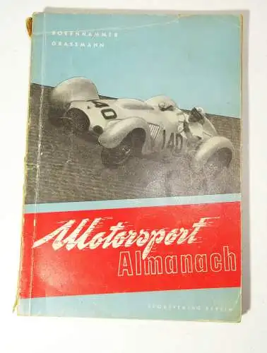 Rosenhammer / Grassmann - Motorsport Almanach 1953 Sportverlag Berlin  ! (B6