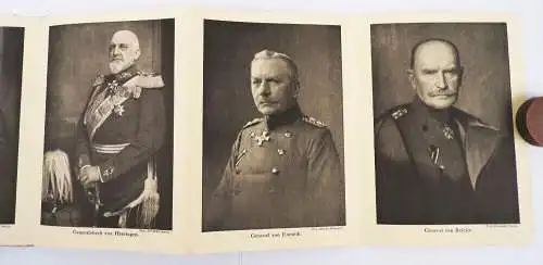 Leporello Die Führer Deutschlands und Österreich Ungarns im Weltkriege 1914