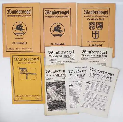 Wandervogel Monatsschrift für deutsches Jugendwandern 1915 bis 1917