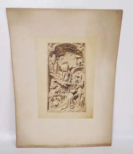 Fotografien Relief Hohenzollern Grabmal um 1890 Albumin 3 Fotos