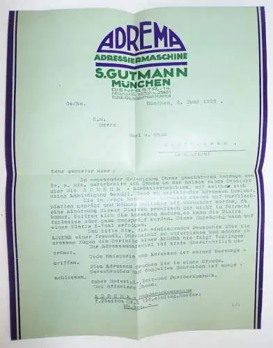 Konvolut Klischee Reklame Kaufbeuren Prospekte 1928 bis 1949