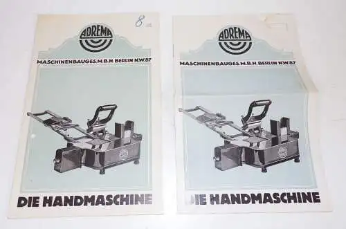 Konvolut Klischee Reklame Kaufbeuren Prospekte 1928 bis 1949