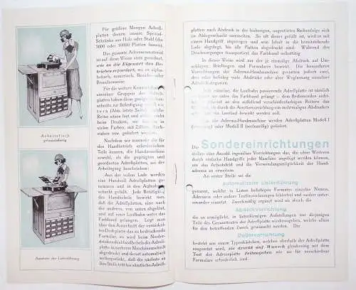 Konvolut Klischee Reklame Kaufbeuren Prospekte 1928 bis 1949