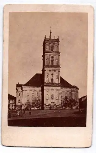 CDV Foto Neustrelitz Kirche um 1870