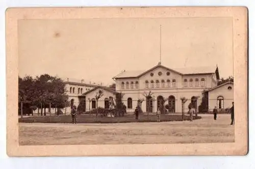 CDV Foto  Bad Lippspringe Altes Badehaus 1870 er