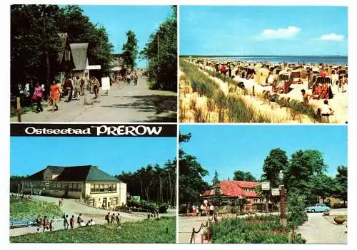 Ak Ostseebad Prerow 1977 Menschen Strand
