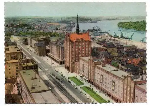 Foto Ak Rostock Lange Strasse 1962