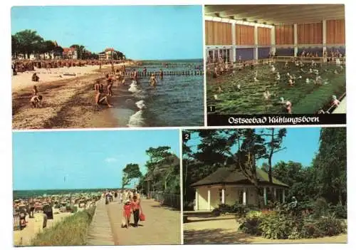 Ak Ostseebad Kühlungsborn Meerwasser Schwimmhalle Konzertgarten Ost 1976