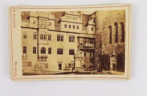 CdV Foto Merseburg Schloss um 1880