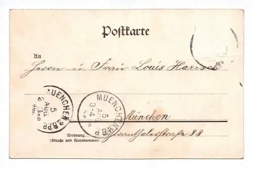 Ak Milchhäusl Bad Aibling 1899