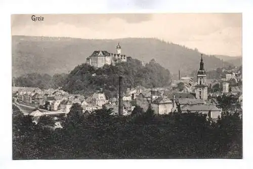 Ak Greiz Oberes Schloss