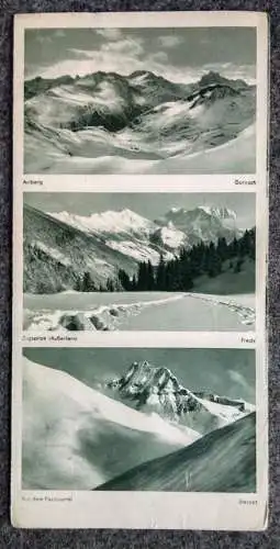 Alter Reise Prospekt Winter in Tirol Reiseprospekt