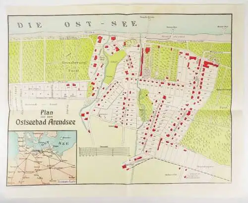 Plan von dem Ostseebad Arendsee