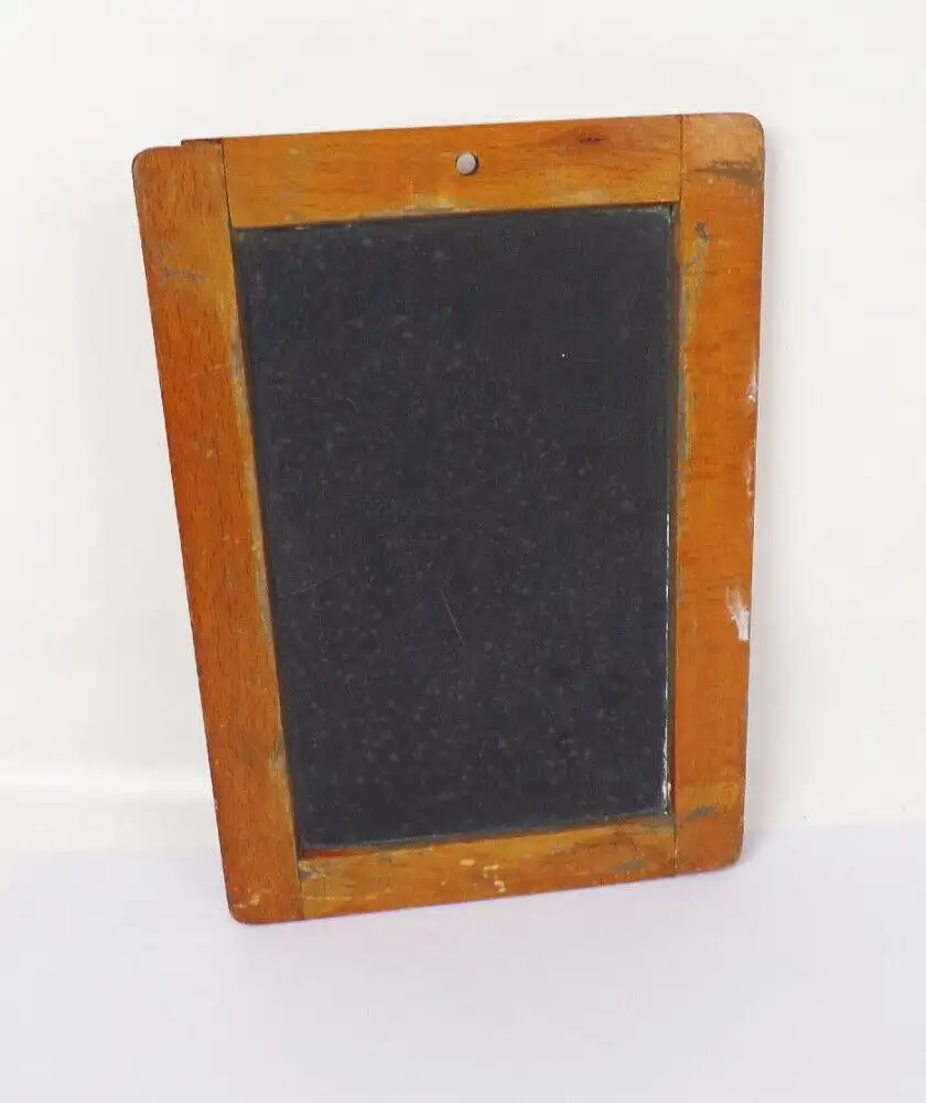 Alte Schiefertafel Griffeltafel Schultafel Schule Deko  0