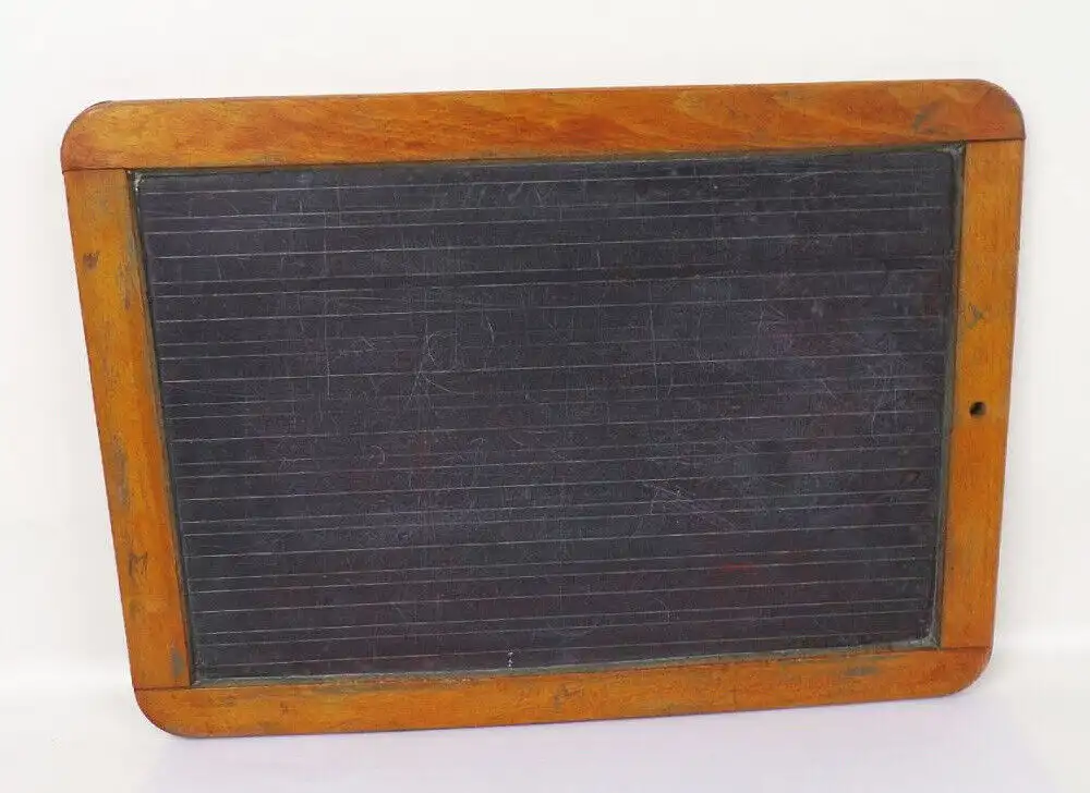 Alte Schiefertafel Griffeltafel Schultafel Schule Deko  1