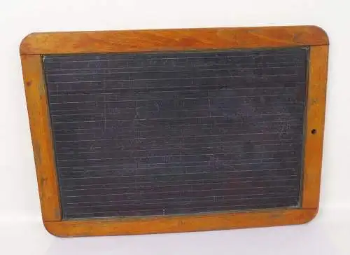 Alte Schiefertafel Griffeltafel Schultafel Schule Deko 
