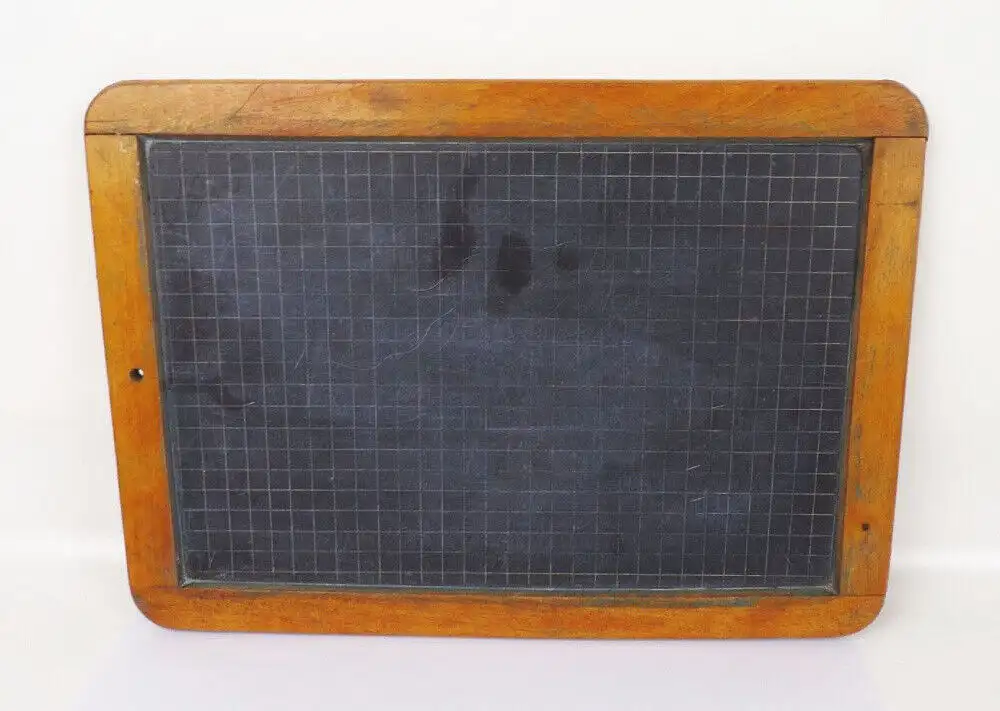 Alte Schiefertafel Griffeltafel Schultafel Schule Deko  2