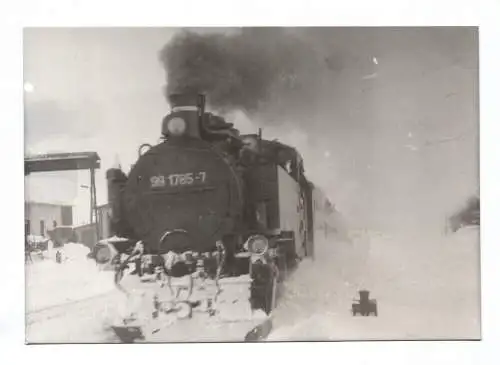 Foto 1988 Dampflok 99 1785-7 Bw Oberwiesenthal 