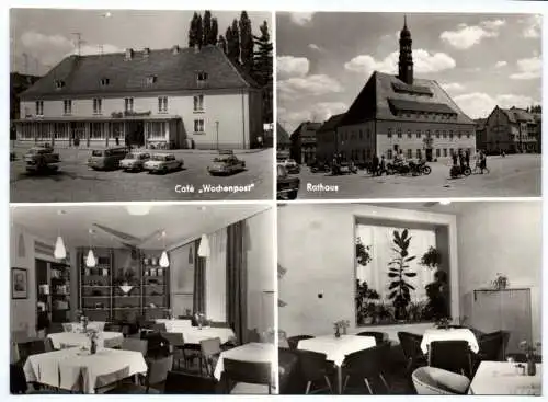 Ak Neustadt Sachsen Cafe Wochenpost Erstes Lesecafe der DDR 1974