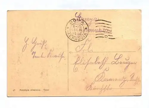 Ak Roma Piazza Colonna 1913 Rom Italien