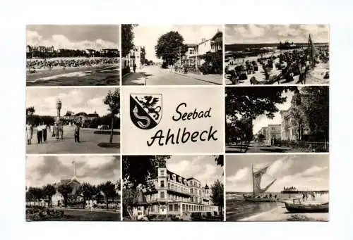 Ak Seebad Ahlbeck DDR 1961