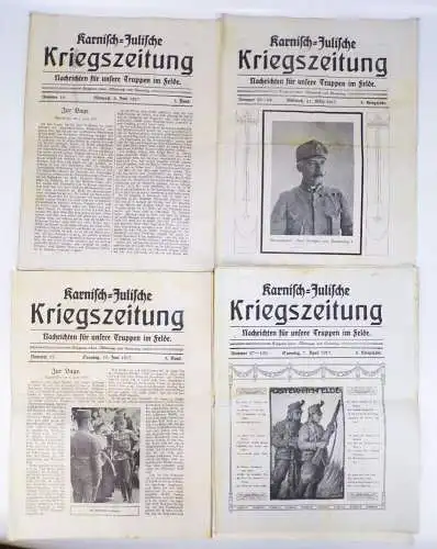 Karnisch Julische Kriegszeitung 1 Wk WW1 Zeitung 