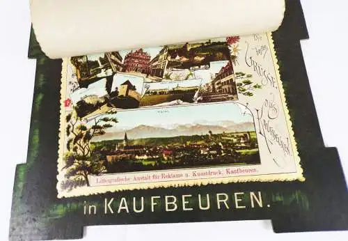 Kaufbeuren Kalender Reklame um 1900