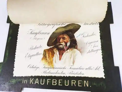 Kaufbeuren Kalender Reklame um 1900