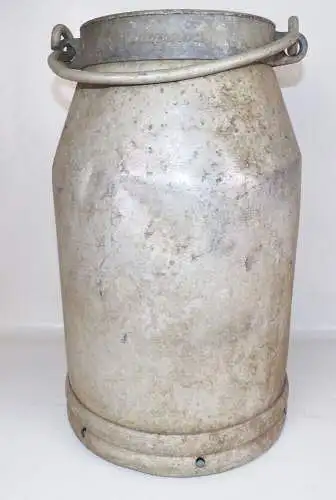 Alte Alu Milchkanne 10 Liter Aluminium Pflanzgefäß Gartendeko Vintage