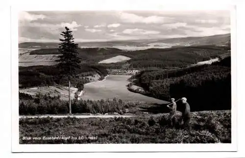 Foto Ak  Blick vom Ensebachskopf ins Lütschetal Frankenhain