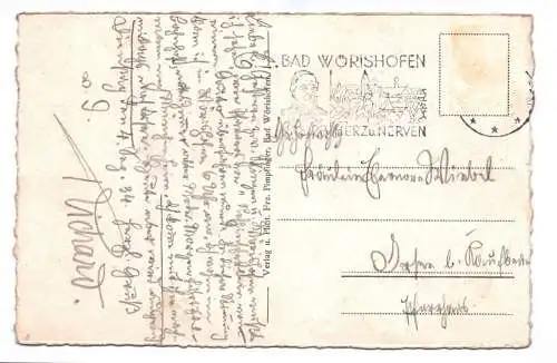 Ak Bad Wörishofen vom Hartenthaler Wald 1934