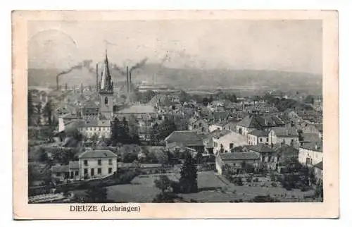 Ak Dieuze Lothringen 1916