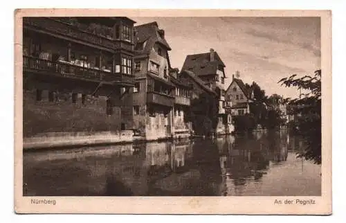 Ak Nürnberg An der Pegnitz 1926