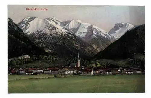 Ak Oberstdorf im Allgäu 1907