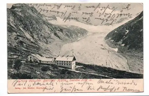 Ak Gruss aus der Berliner Hütte 1903 Mayrhofen Österreich