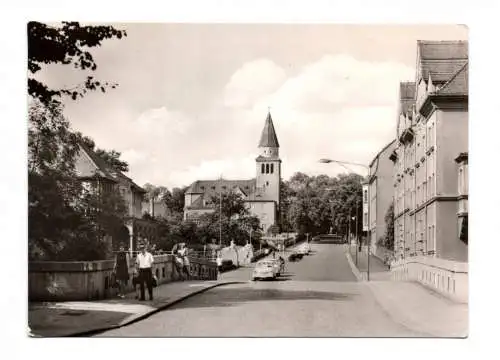 Foto Ak Döbeln Rosa Luxemburg Straße 1974