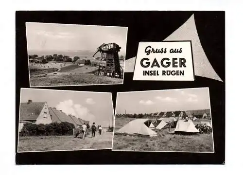 Ak Gruss aus Gager Insel Rügen 1967