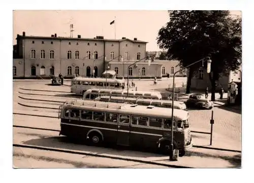 Foto Ak Fürstenwalde Spree Bahnhof 1964